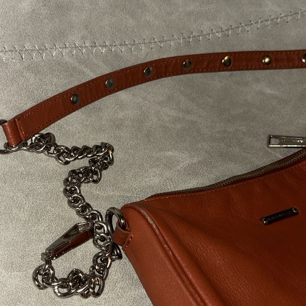 Rebecca Minkoff Leather and metal crossbody bag, good Condition - Picture 16 of 16
